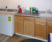Convenient Laundry Area